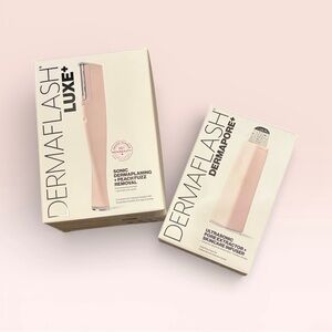 Luxe+ Sonic Dermaplaning Device & Dermapore+ Pore Extractor Device